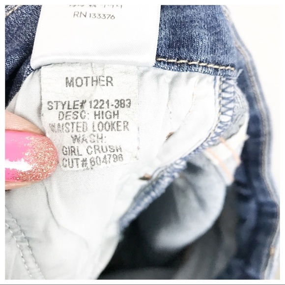 Mother High Waisted Looker in Girl Crush Size 27 - Picture 12 of 12